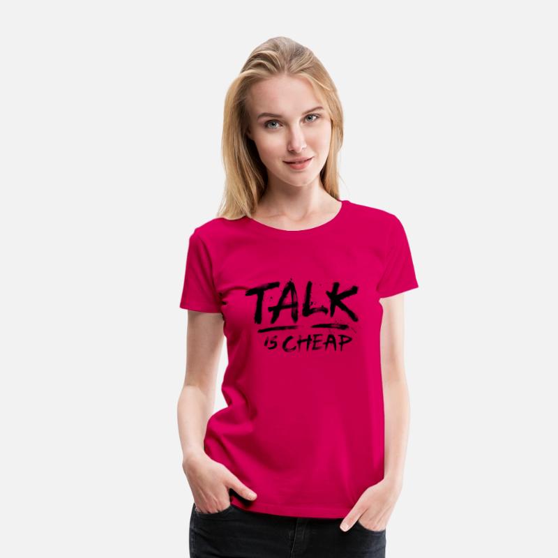 Talk Is Cheap (Black Text)