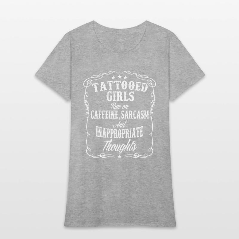 tattoed girls run on caffeine sarcasm and inapprop