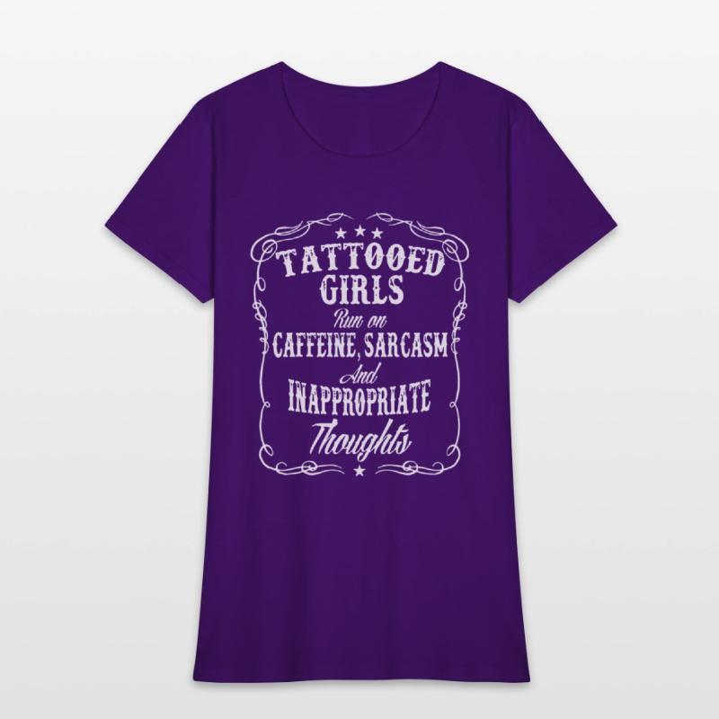 tattoed girls run on caffeine sarcasm and inapprop