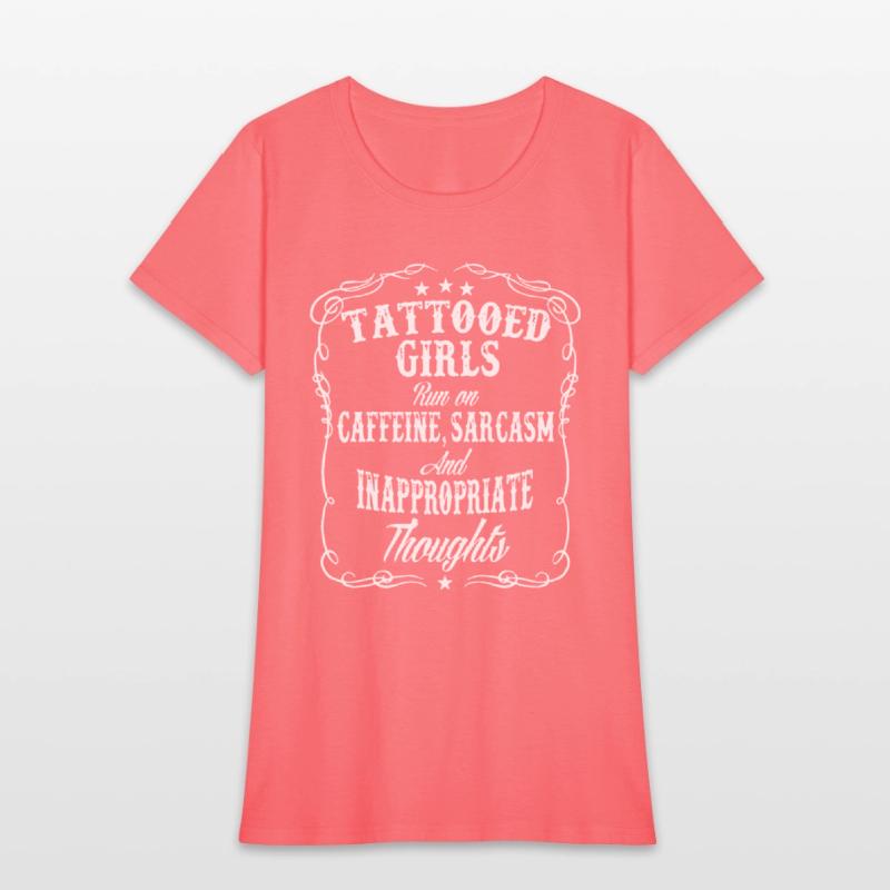 tattoed girls run on caffeine sarcasm and inapprop