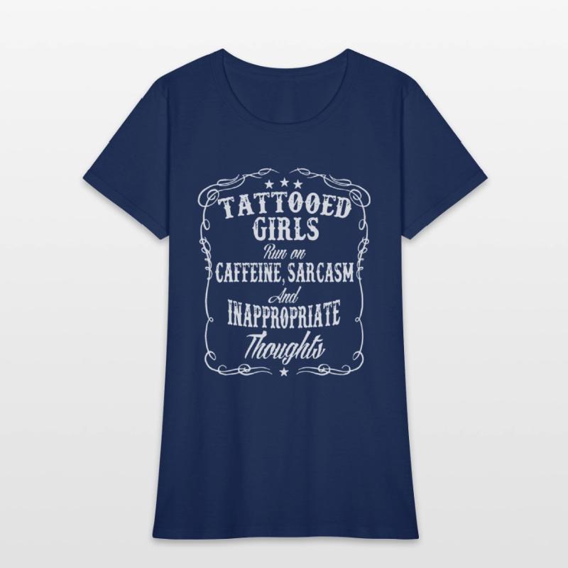 tattoed girls run on caffeine sarcasm and inapprop