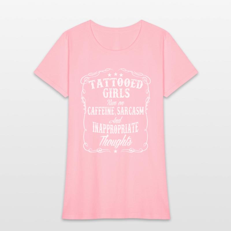 tattoed girls run on caffeine sarcasm and inapprop