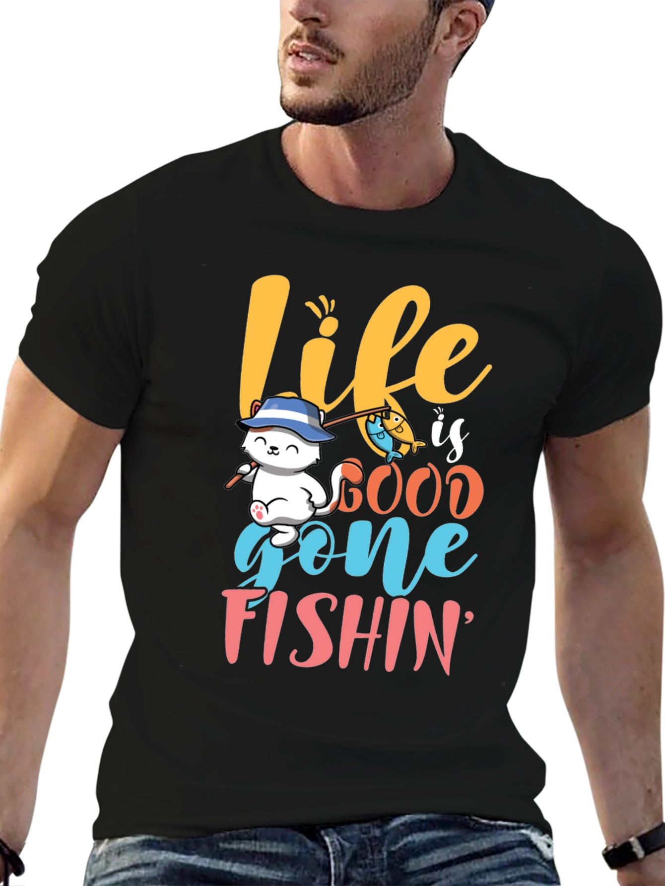 Life is Good Gone Fishin T-Shirt