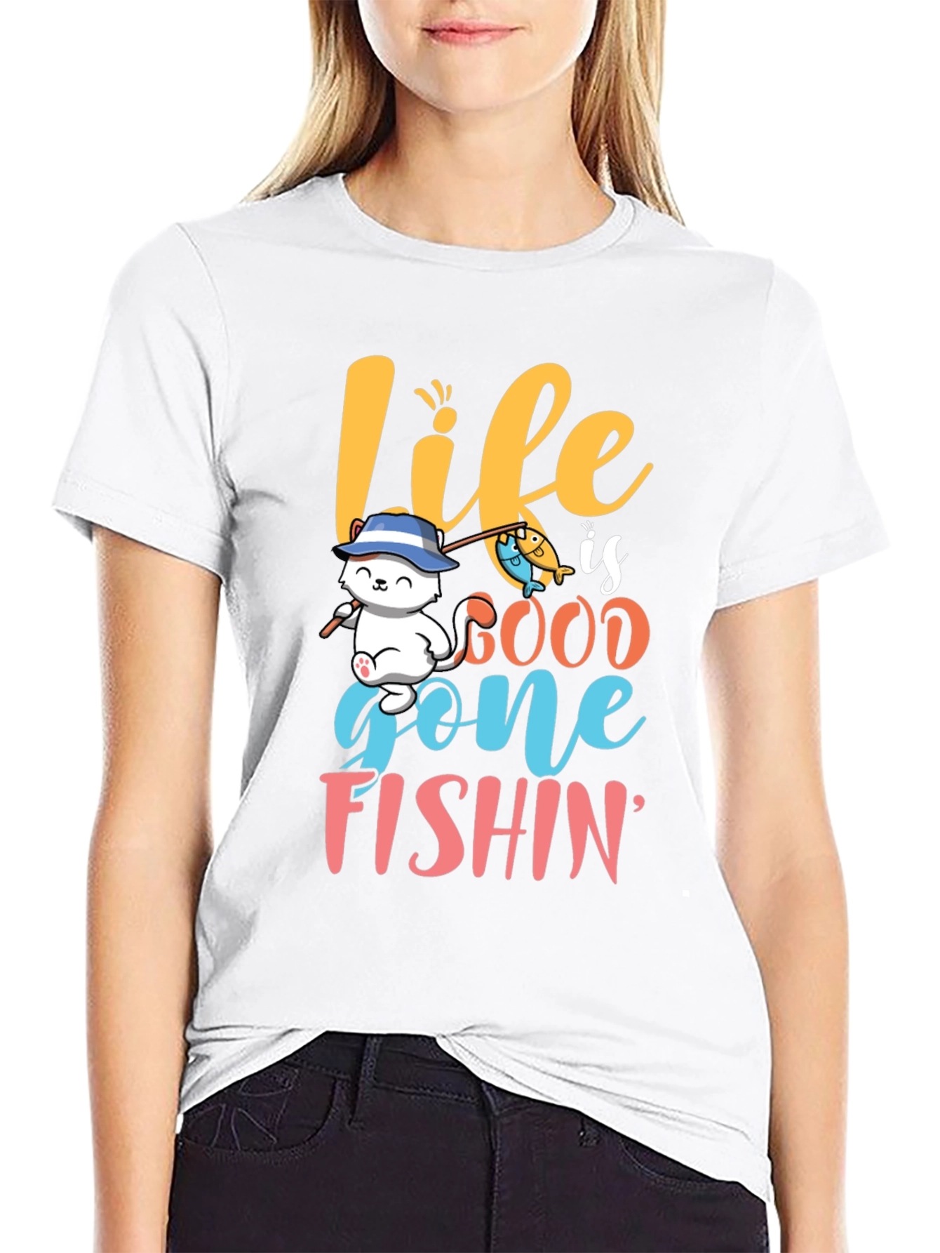 Life is Good Gone Fishin T-Shirt