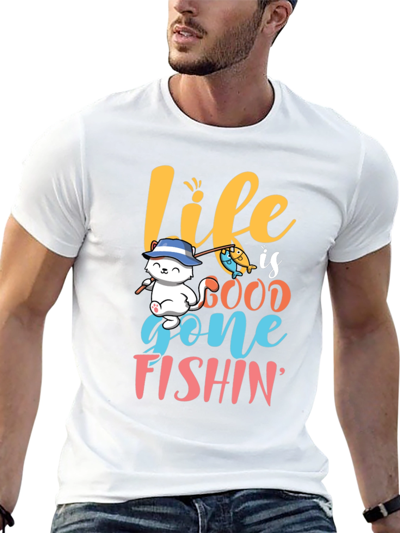 Life is Good Gone Fishin T-Shirt