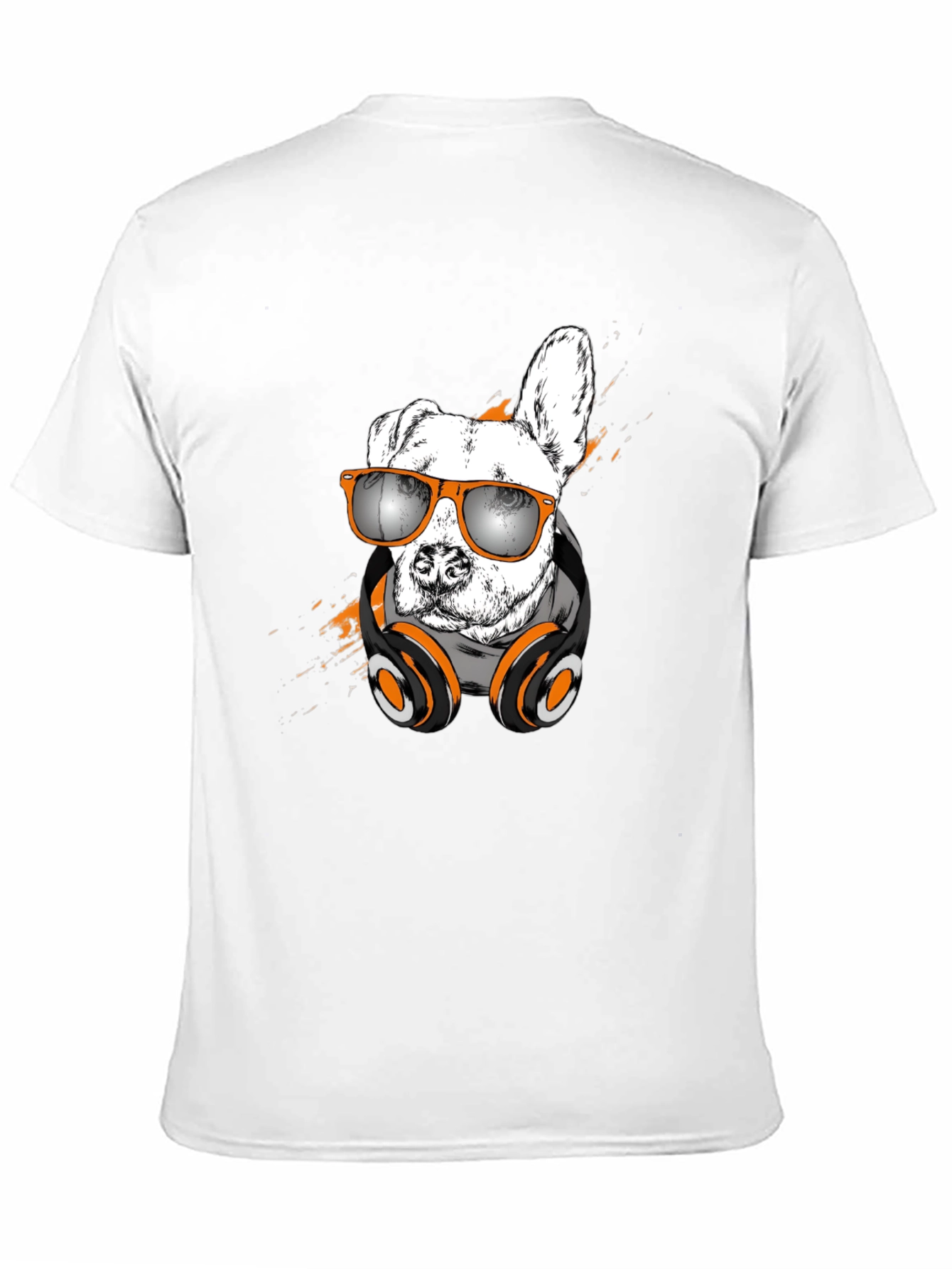 Cool Dog T-Shirt with Headphones & Sunglasses