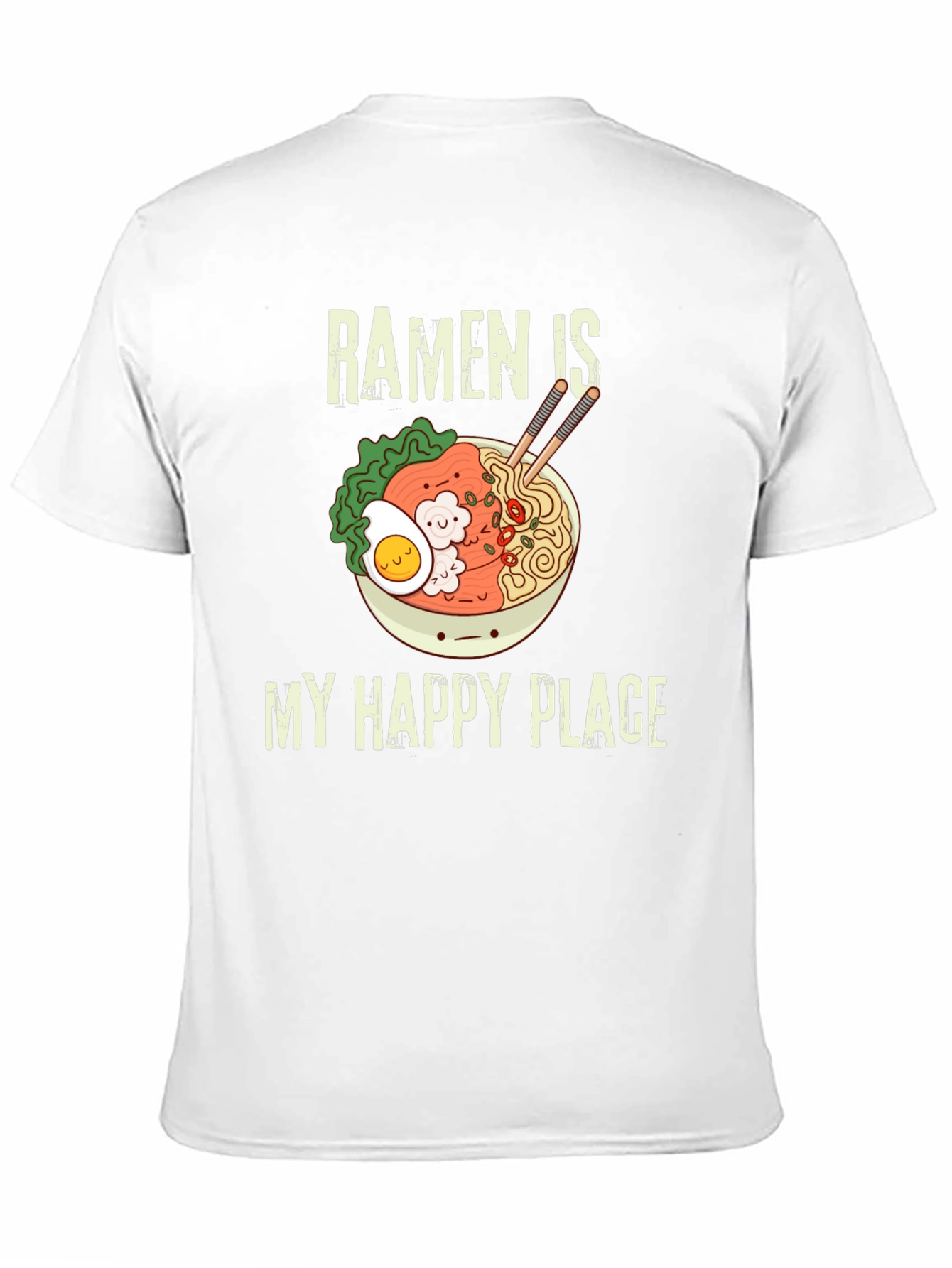 Ramen Is My Happy Place Graphic T-Shirt