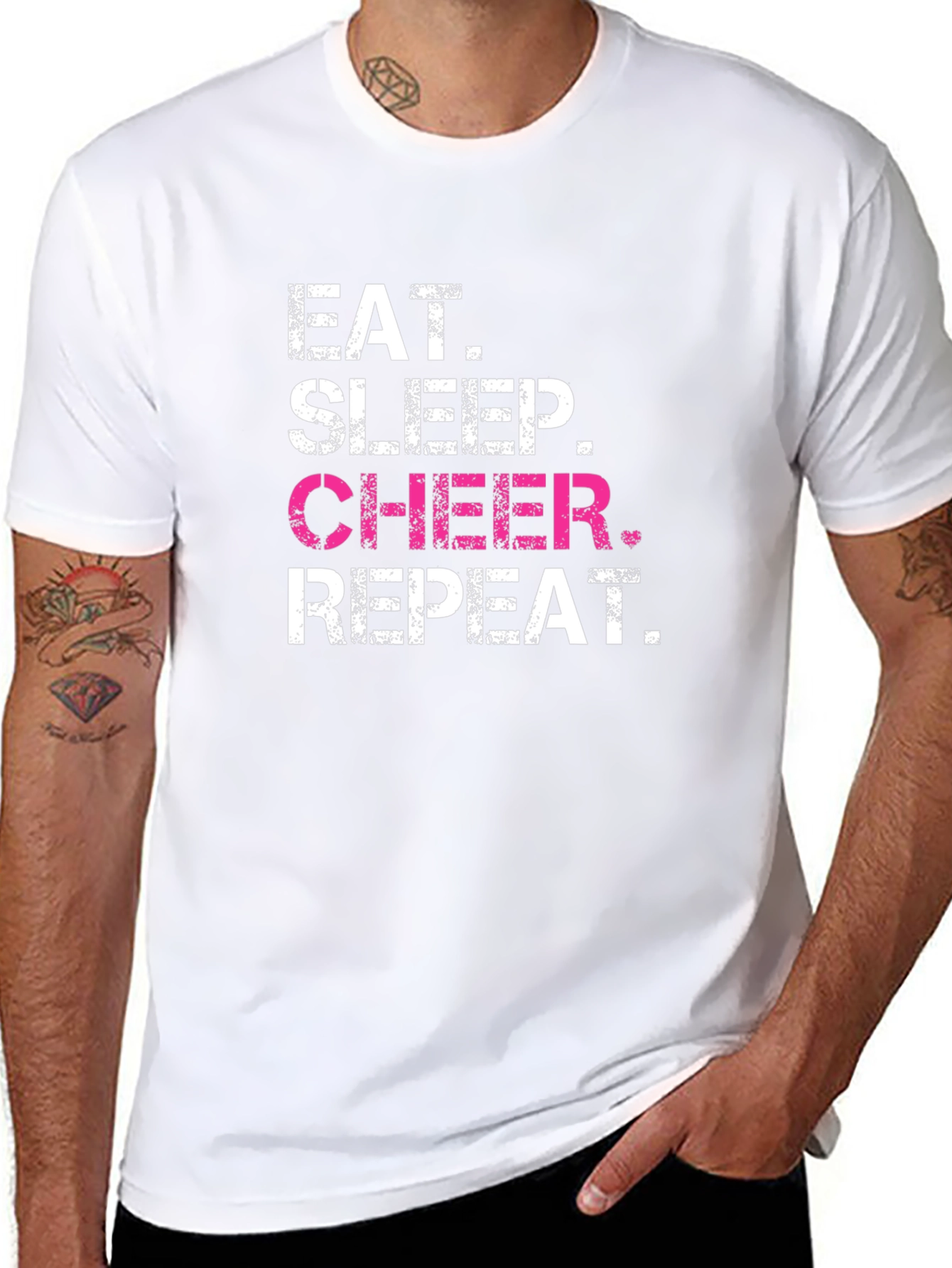 Eat Sleep Cheer Repeat T-Shirt