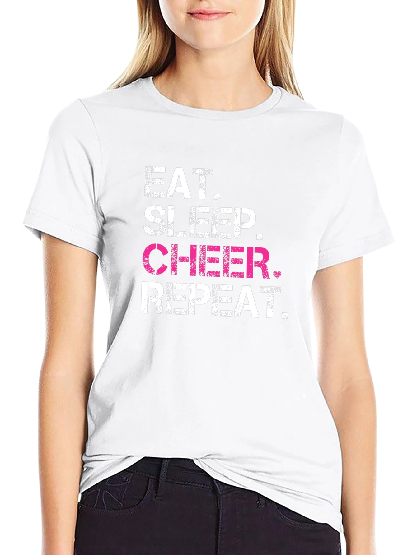 Eat Sleep Cheer Repeat T-Shirt