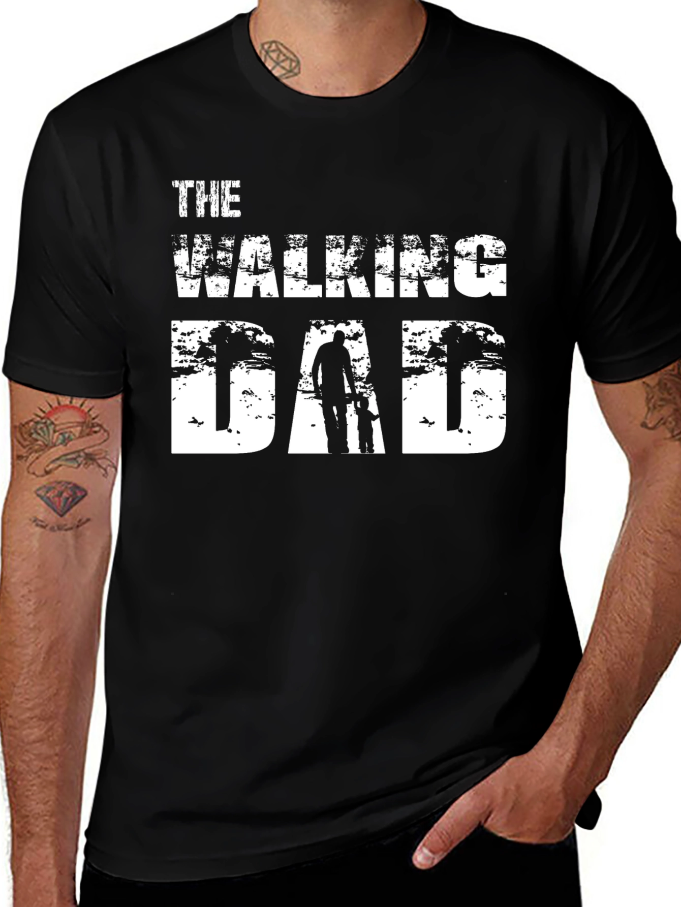 The Walking Dad Graphic T-Shirt - Fathers Day Gift