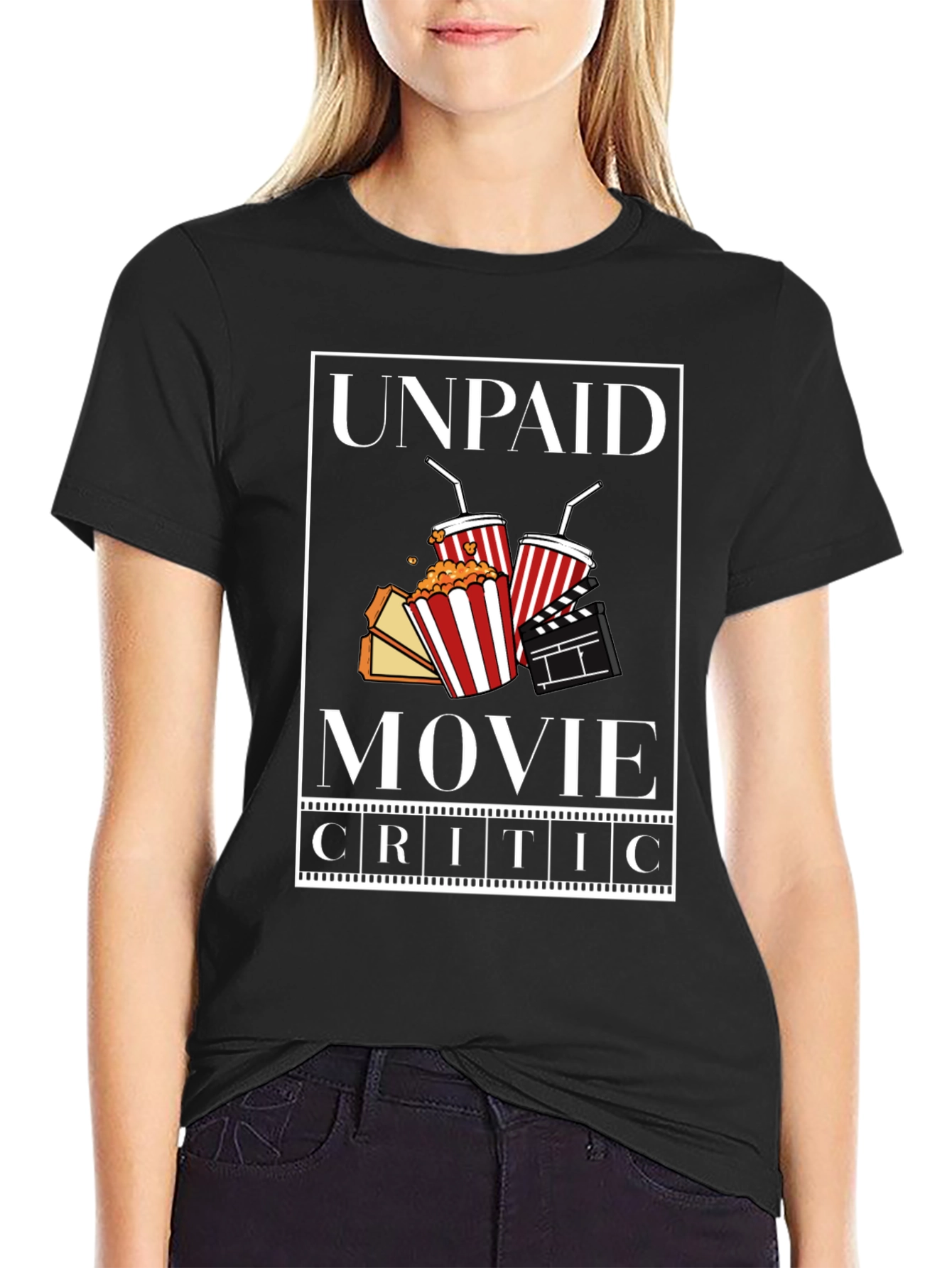 Unpaid Movie Critic Graphic Tee