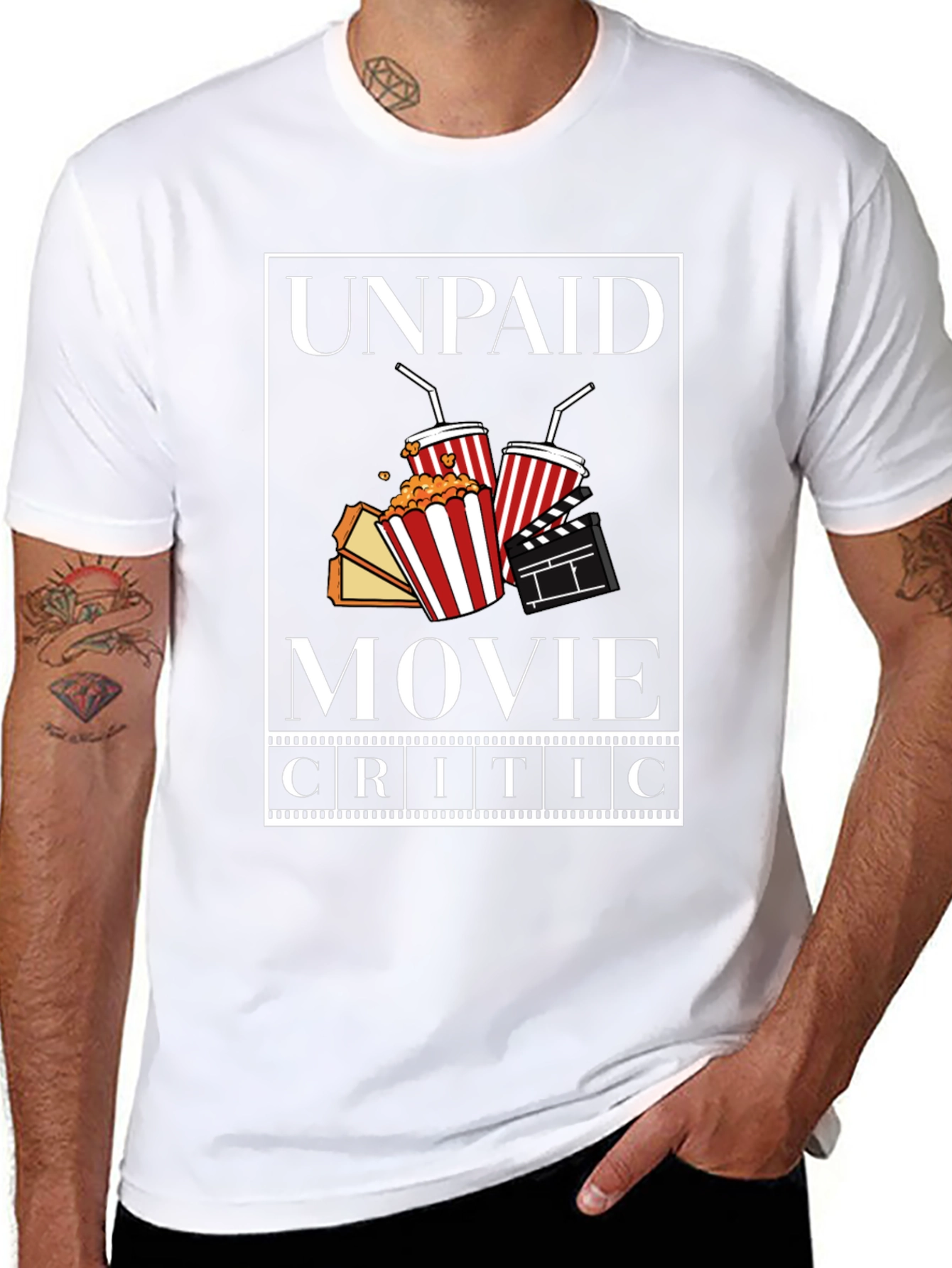 Unpaid Movie Critic Graphic Tee