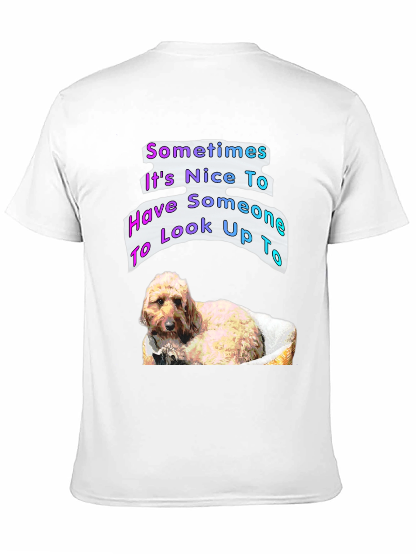 Dog Lover Graphic T-Shirt - Look Up To