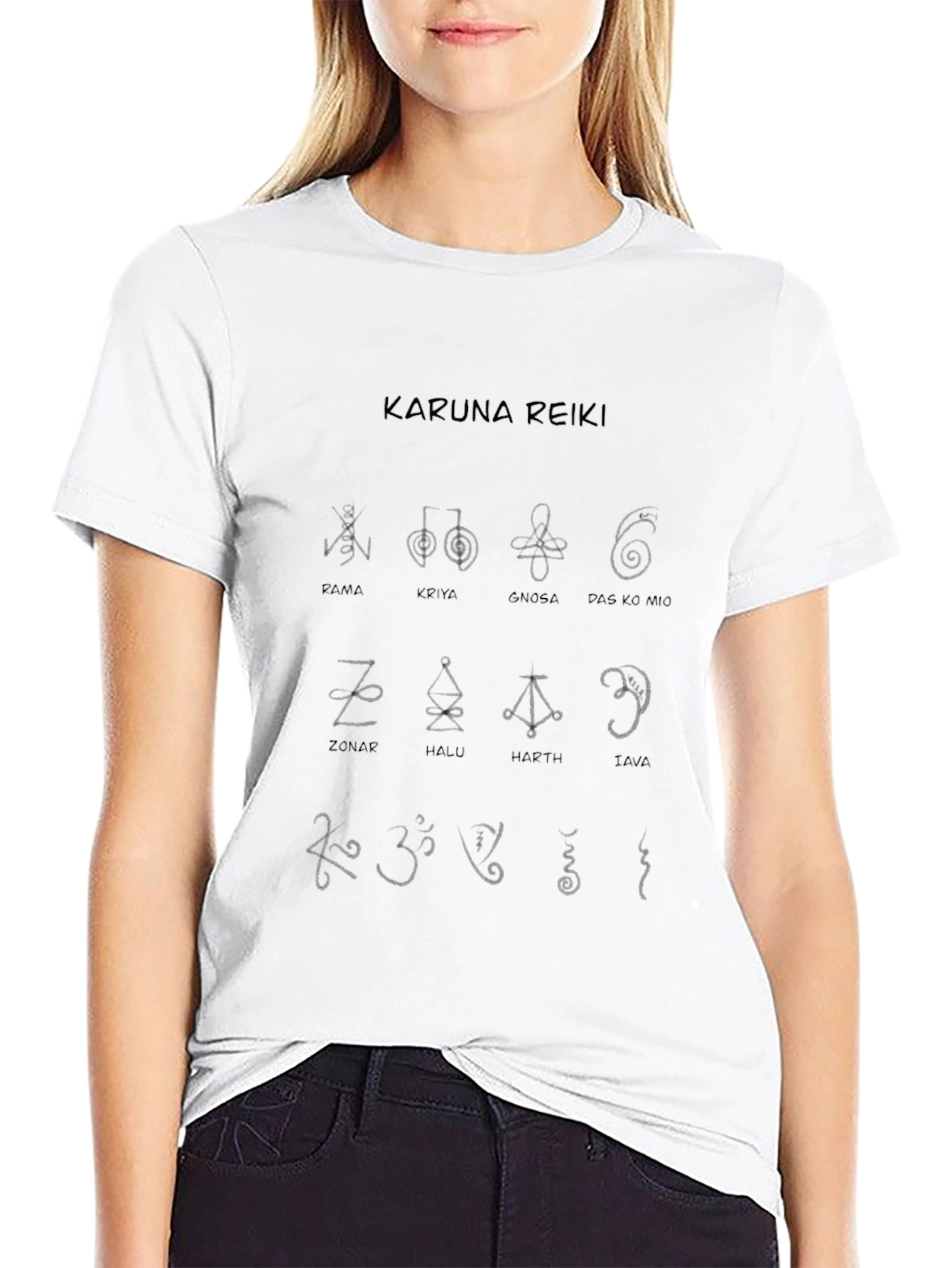 Karuna Reiki Symbol T-Shirt - Spiritual Healing Power