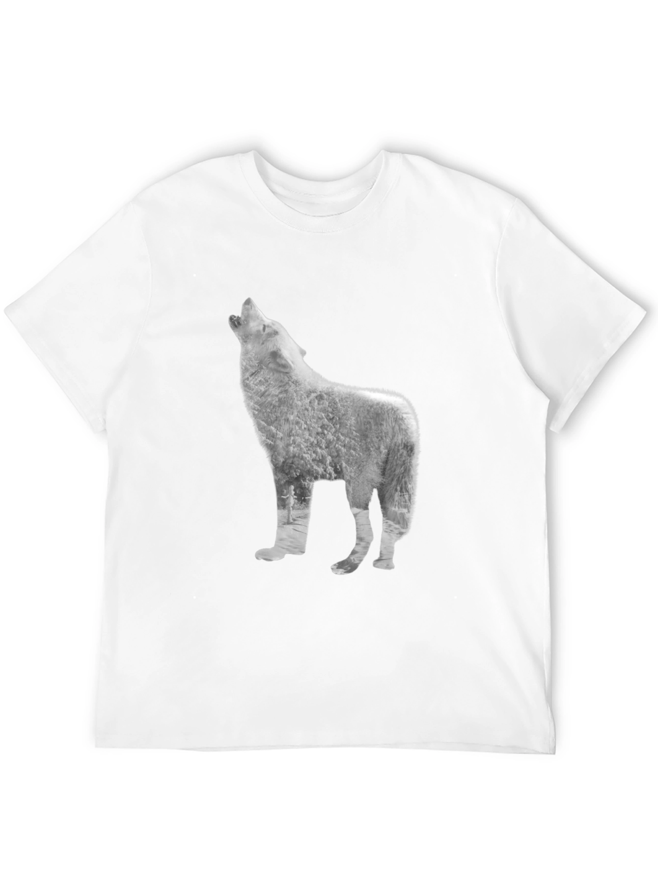 Wolf Graphic T-Shirt - Black