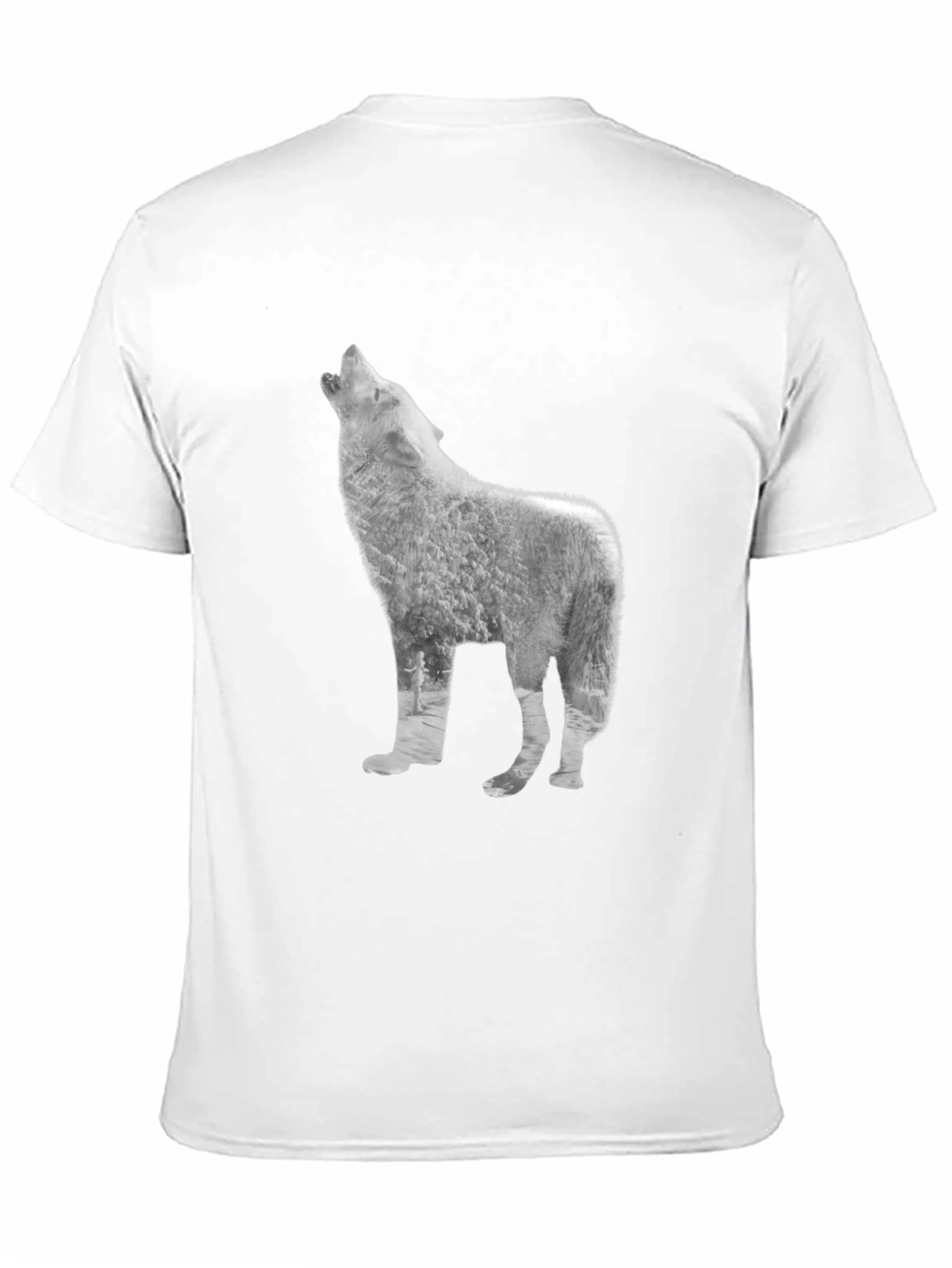 Wolf Graphic T-Shirt - Black