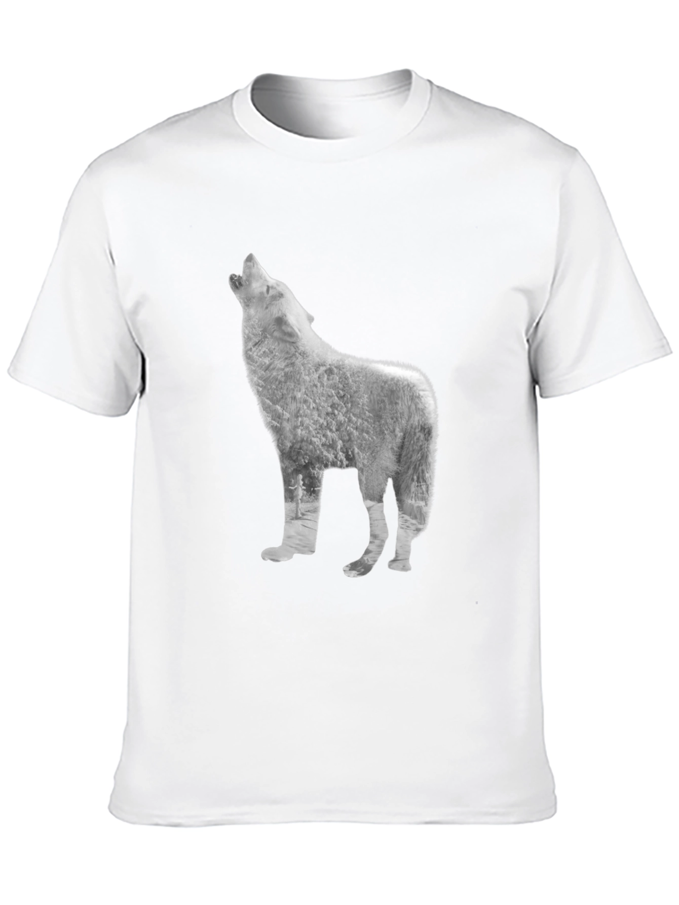 Wolf Graphic T-Shirt - Black