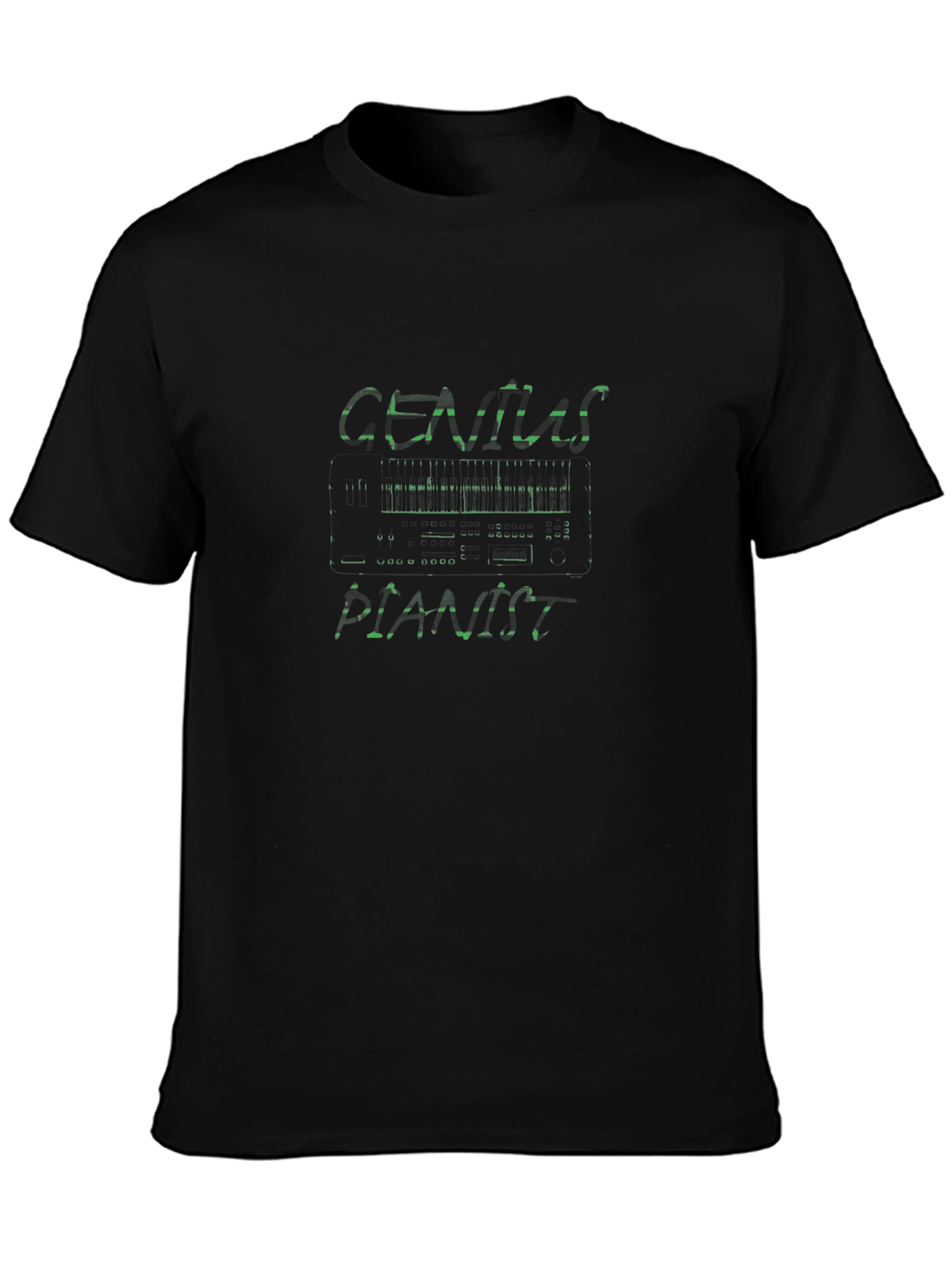 Circuit Board Graphic Black T-Shirt