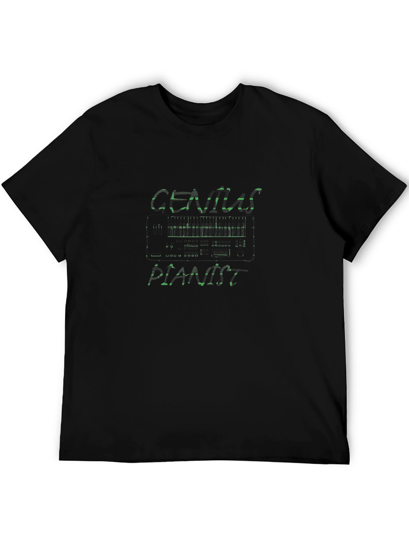 Circuit Board Graphic Black T-Shirt