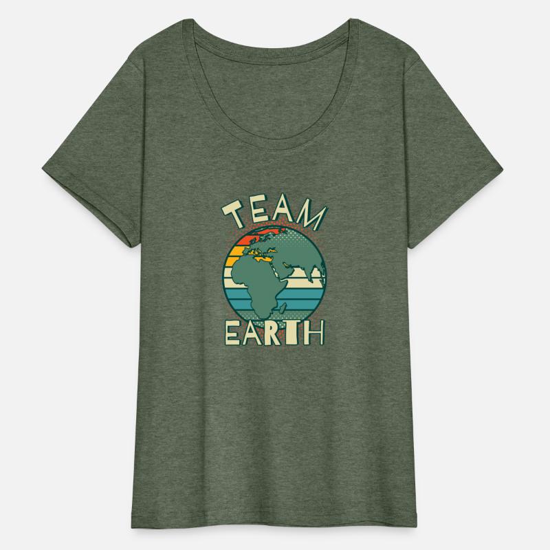 Team Earth Retro Colors