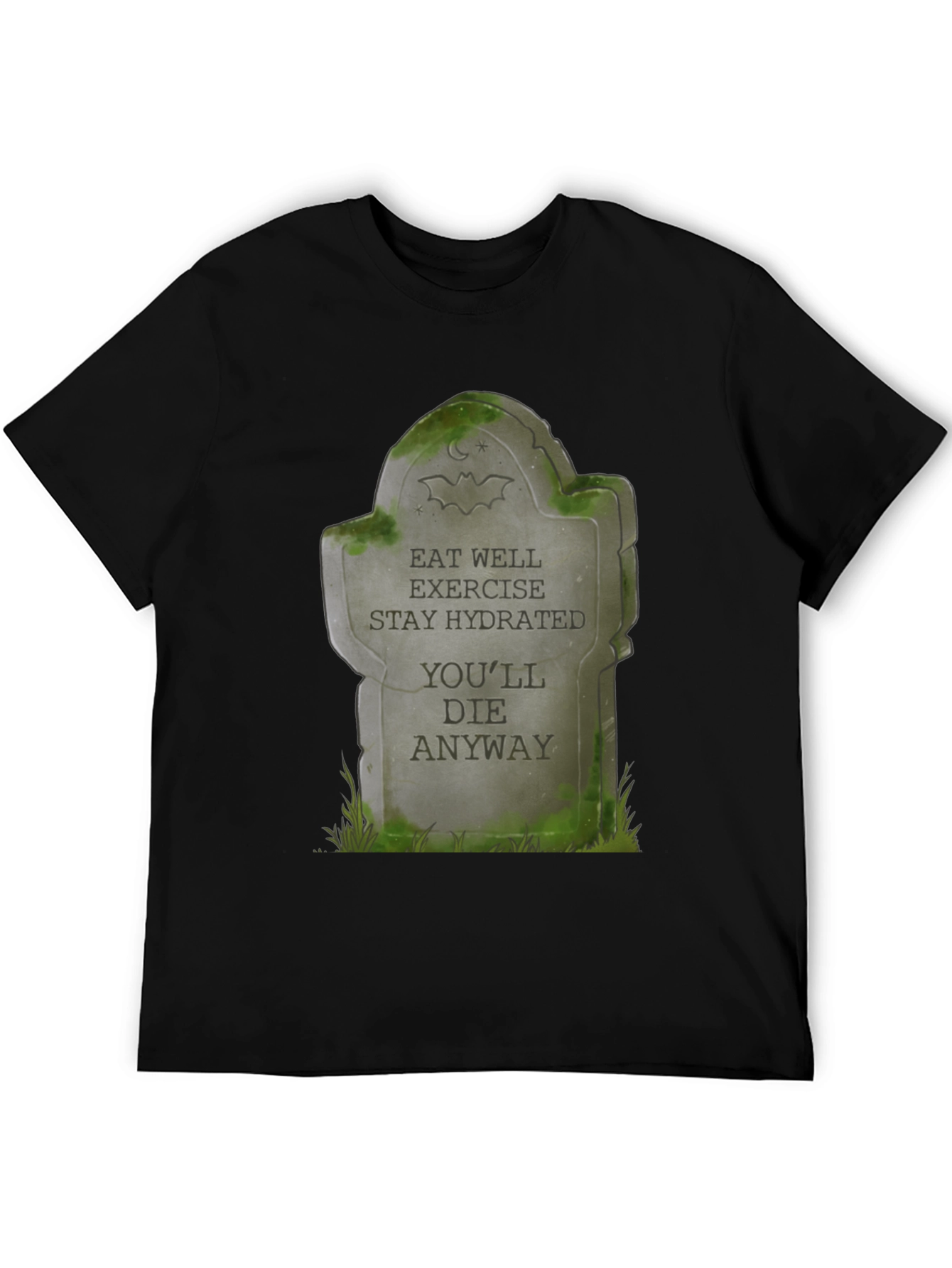 Eat Well Tombstone Graphic T-Shirt