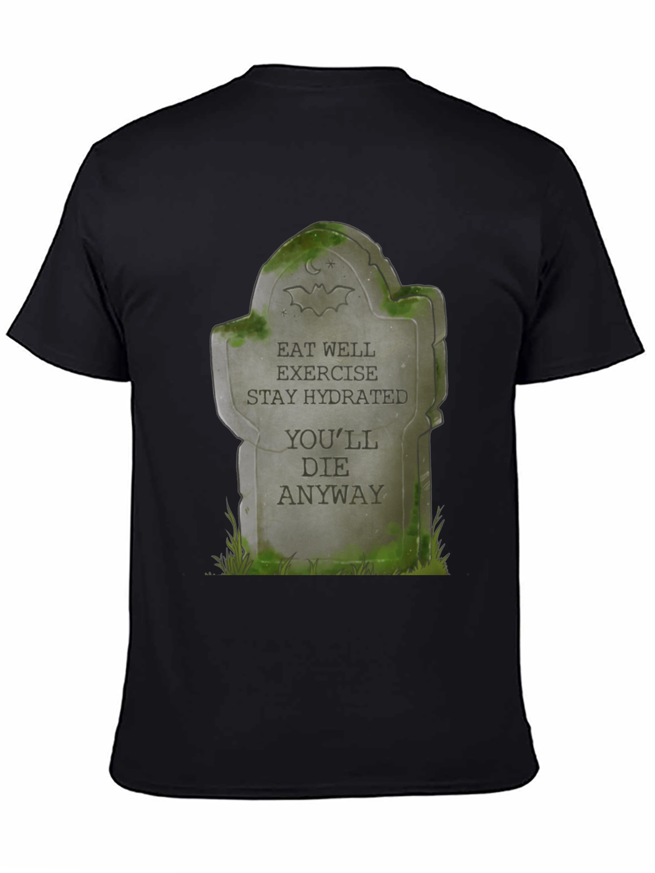 Eat Well Tombstone Graphic T-Shirt
