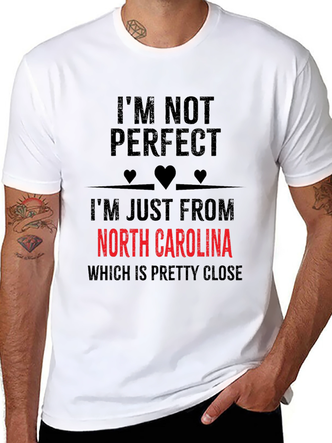 Im Not Perfect North Carolina T-Shirt