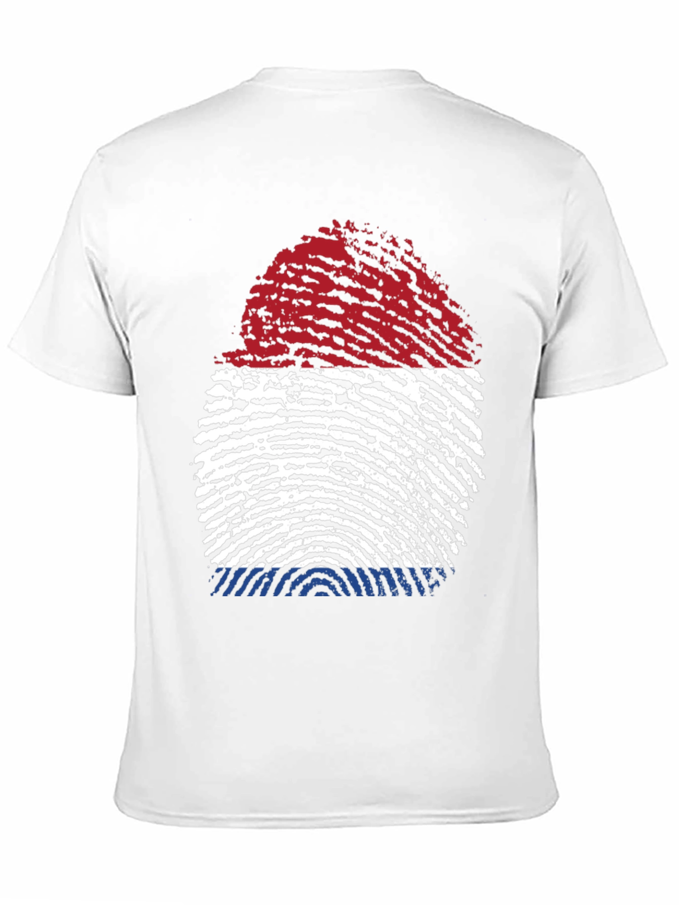 Netherlands Flag Fingerprint T-Shirt