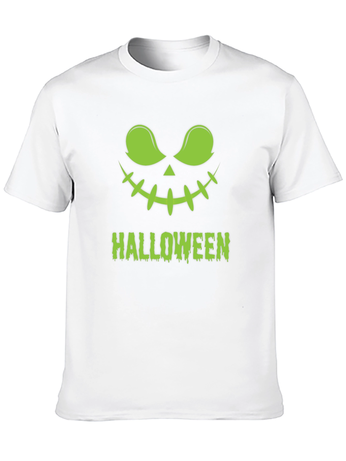 Halloween Jack-O-Lantern Graphic Tee - Black