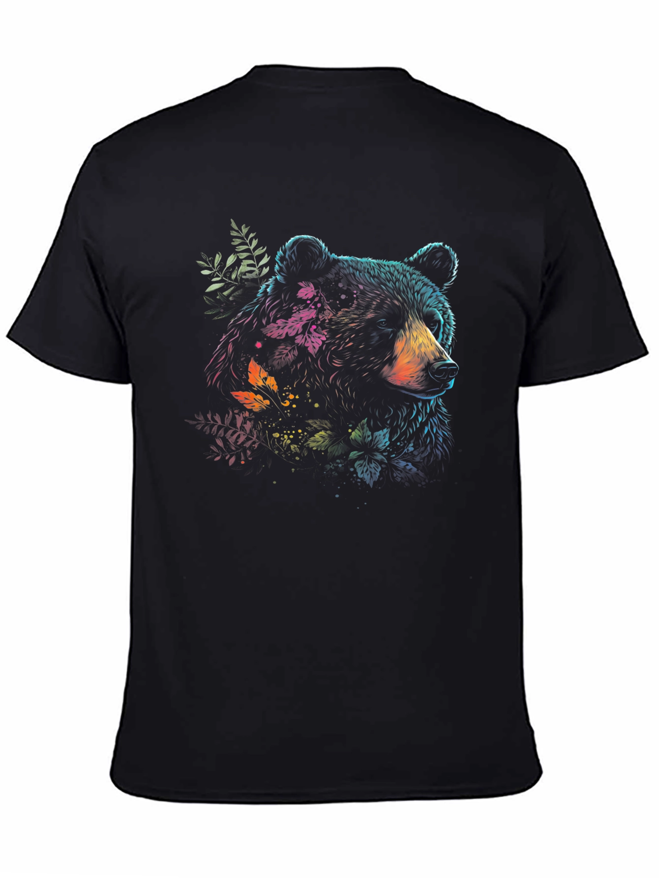 Bear Graphic Tee - Black