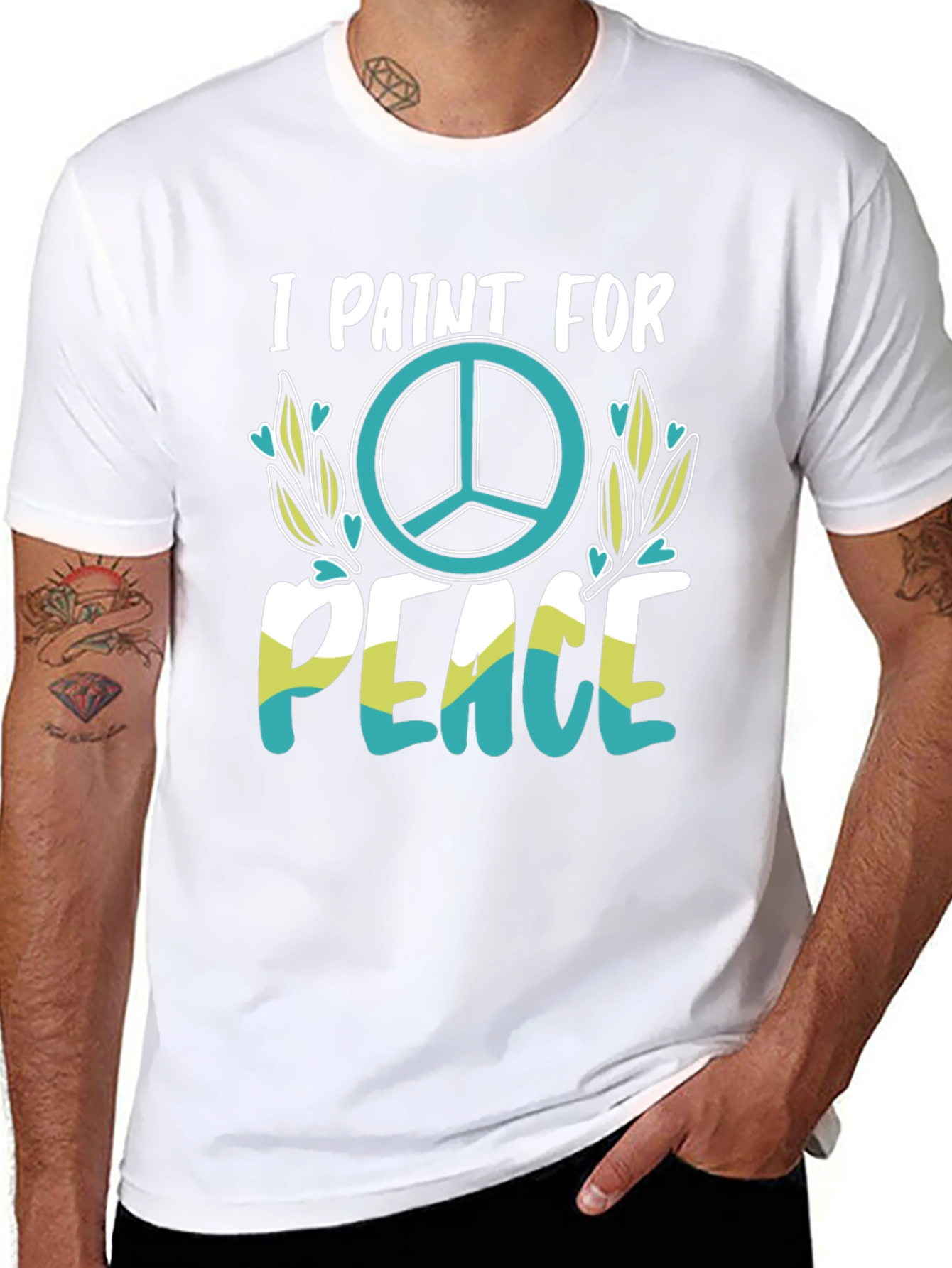 I Paint For Peace Graphic Tee
