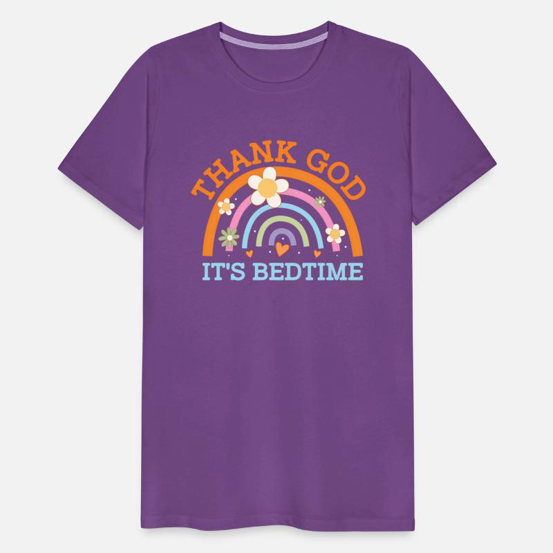 Thank God Its Bedtime Mom Joke Mother Pun Mother'S