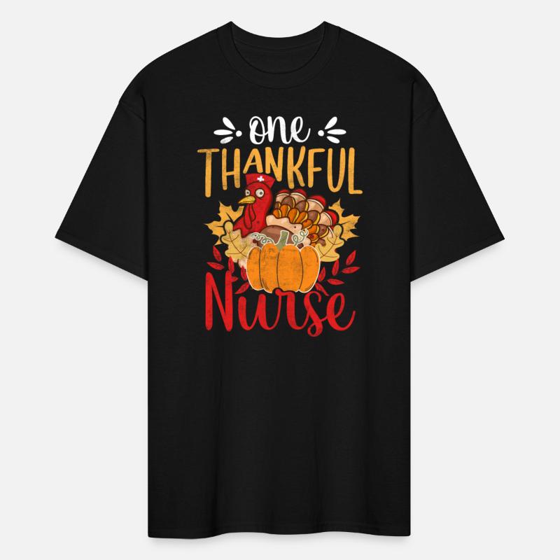 Thanksgiving One Thankful Nurse Pumpkin Orange