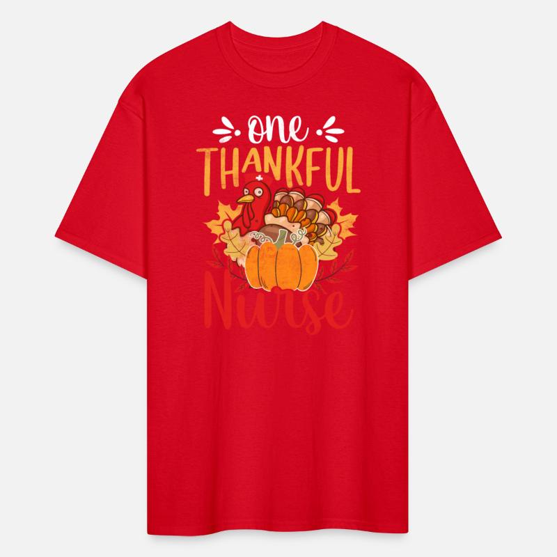 Thanksgiving One Thankful Nurse Pumpkin Orange