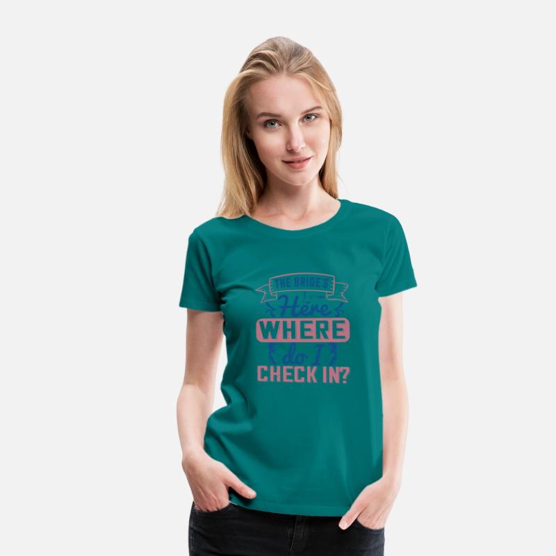 The bride's here. Where do I check in