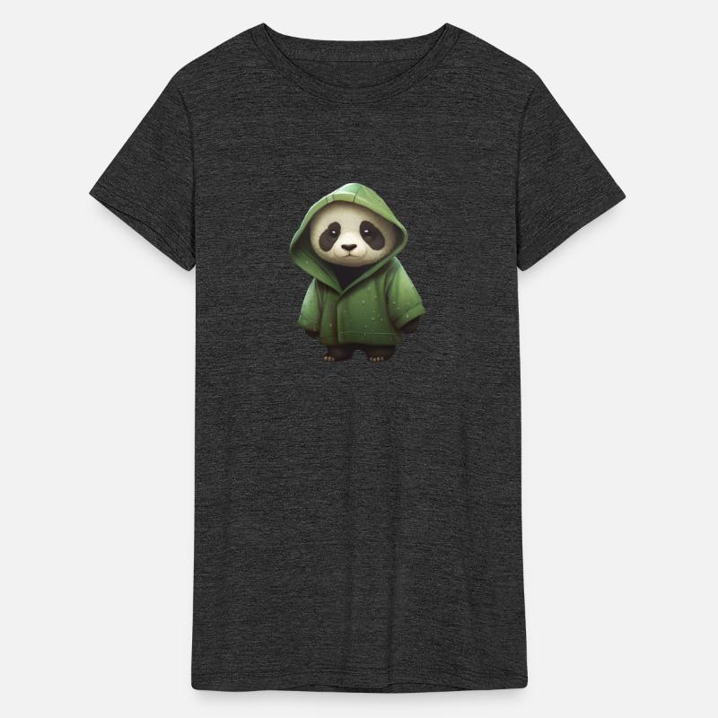 The panda in the green hoodie
