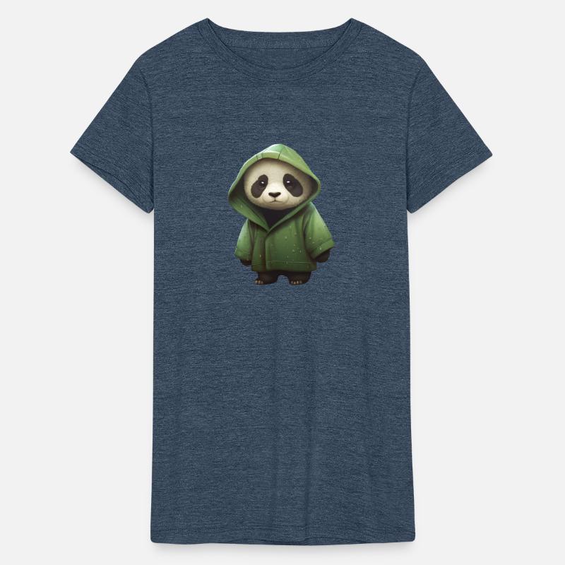 The panda in the green hoodie