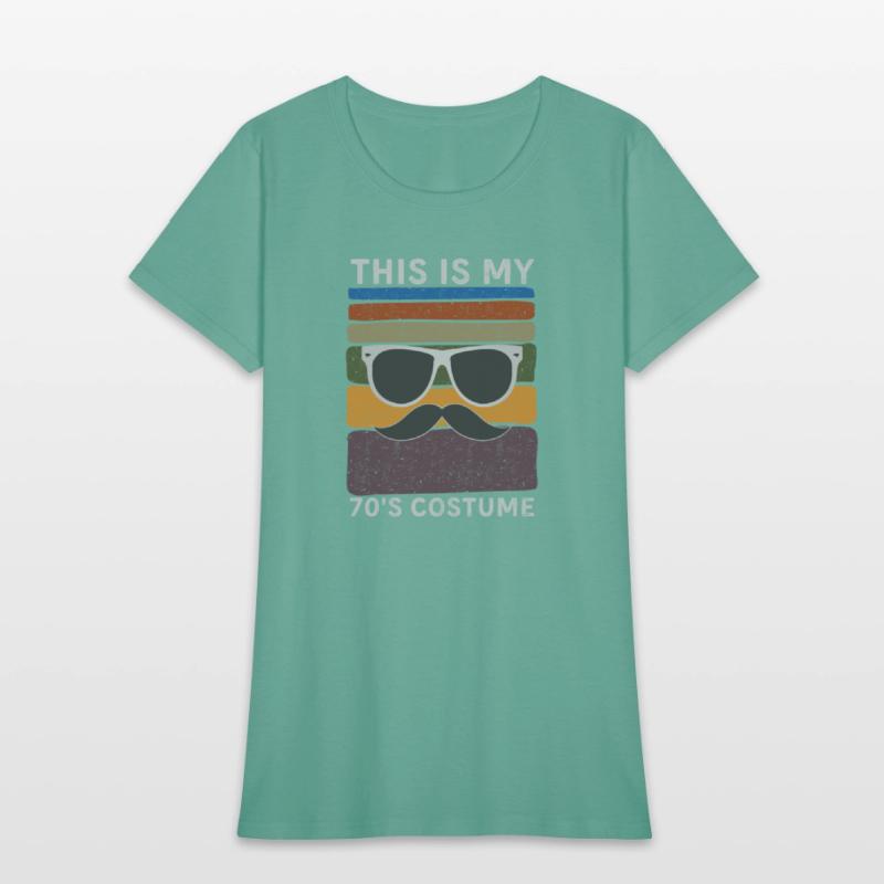 This Is My 70's Costume Style Mustache Sunglasses
