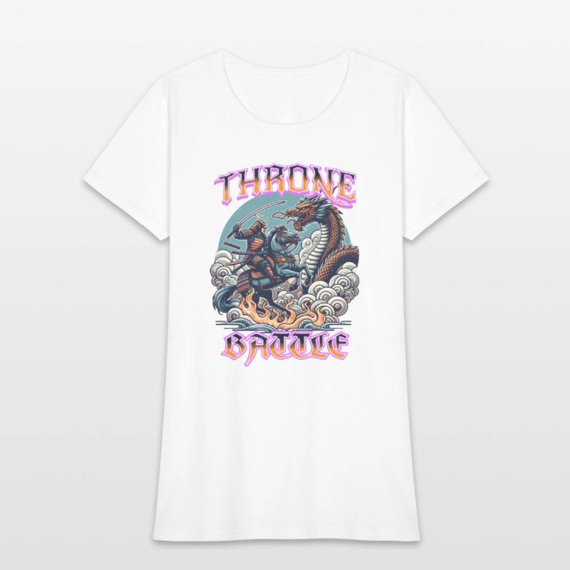 Throne Battle T Shirt Design