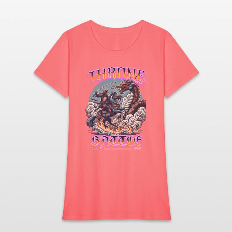Throne Battle T Shirt Design