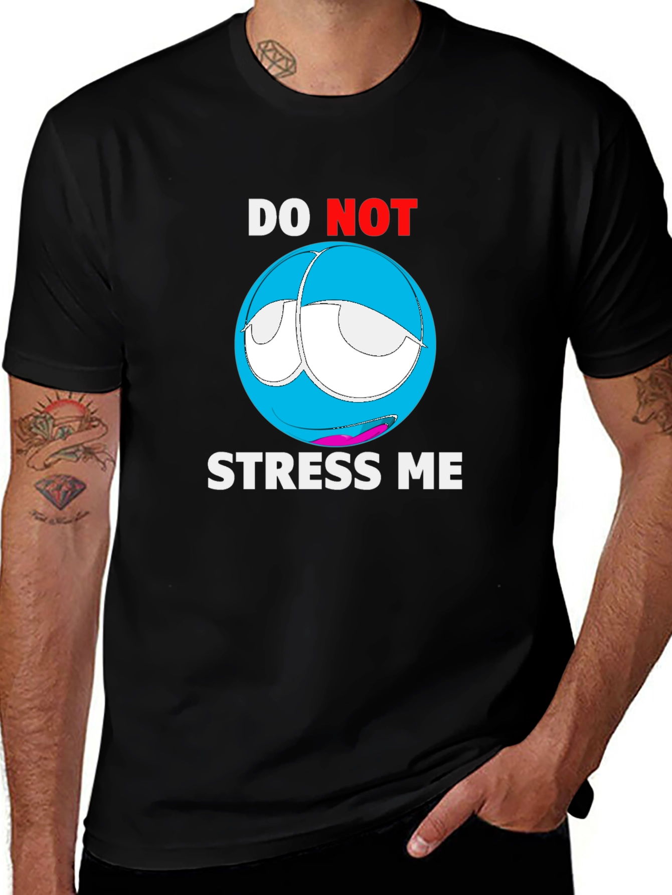 Do Not Stress Me Graphic T-Shirt - Relaxed Fit