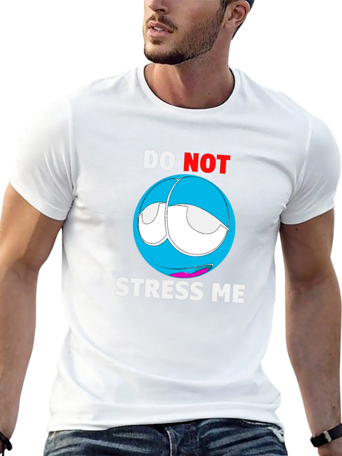 Do Not Stress Me Graphic T-Shirt - Relaxed Fit