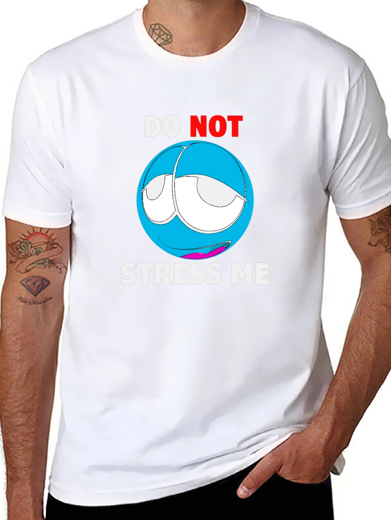 Do Not Stress Me Graphic T-Shirt - Relaxed Fit