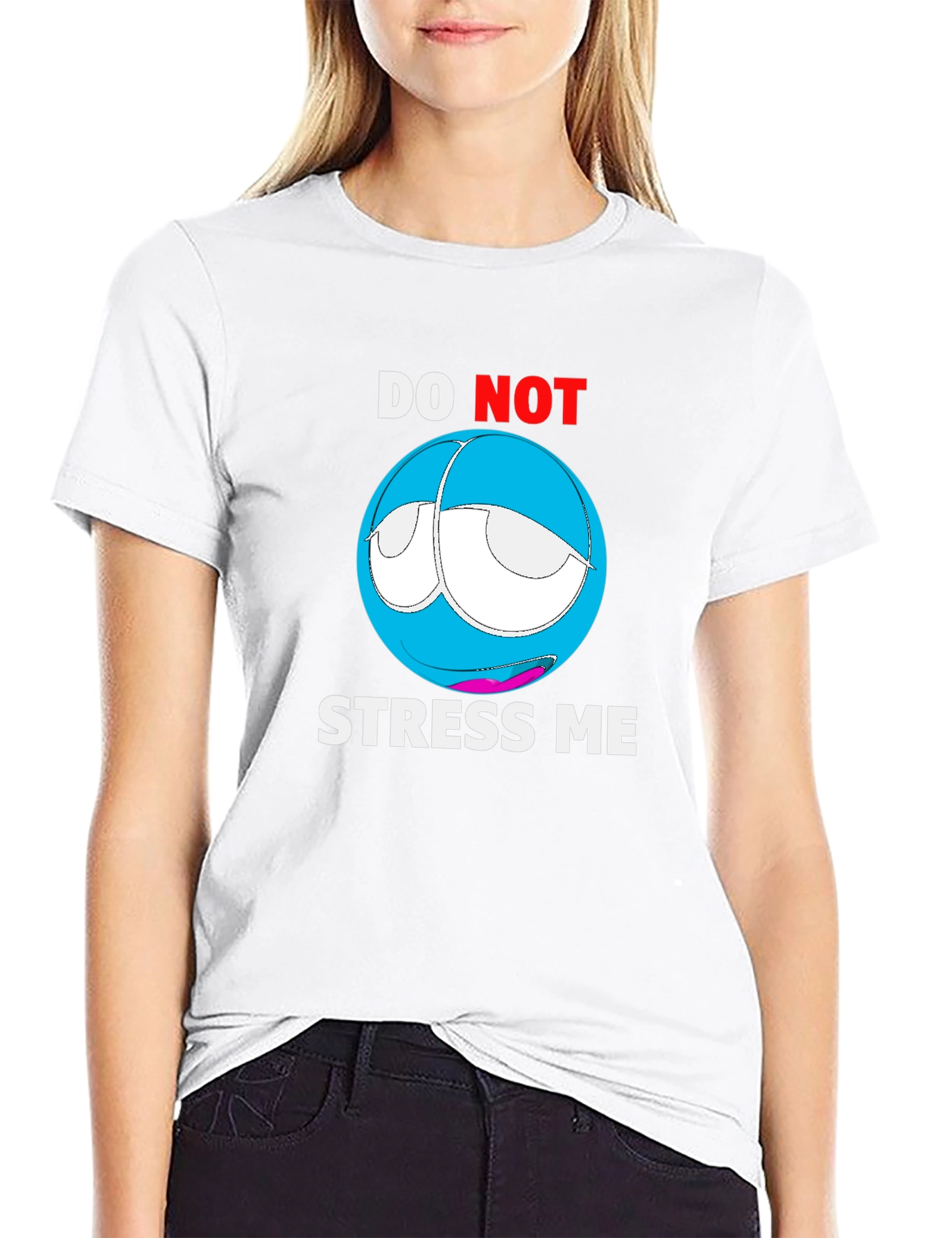 Do Not Stress Me Graphic T-Shirt - Relaxed Fit