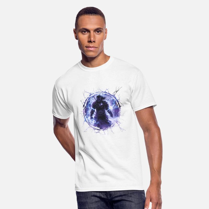 Thunder Warrior With Lightning Magic Fantasy Style