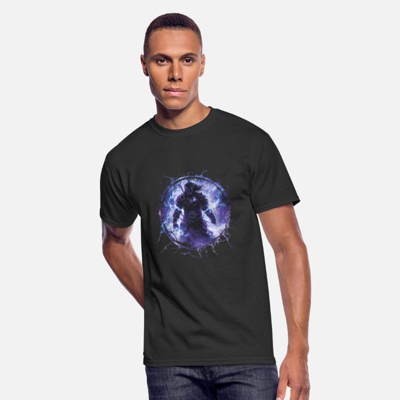 Thunder Warrior With Lightning Magic Fantasy Style