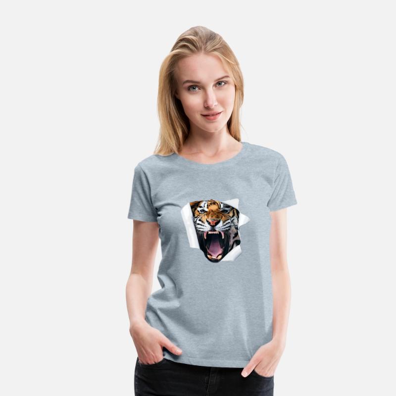 tiger shirt burst through