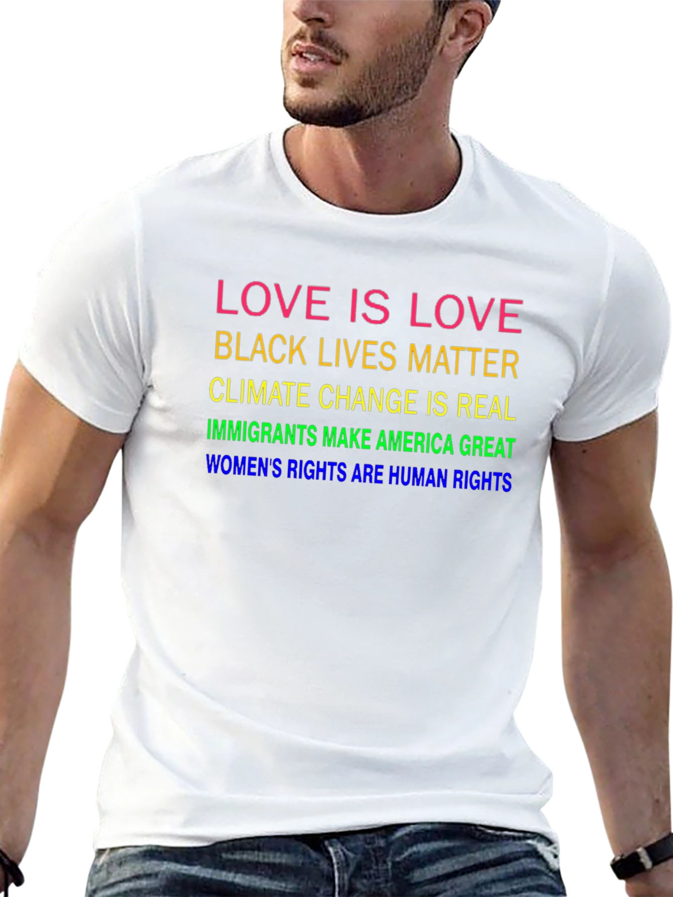 Equality & Awareness Graphic Tee - Black
