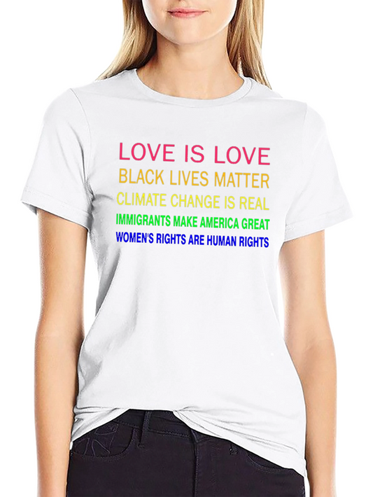 Equality & Awareness Graphic Tee - Black