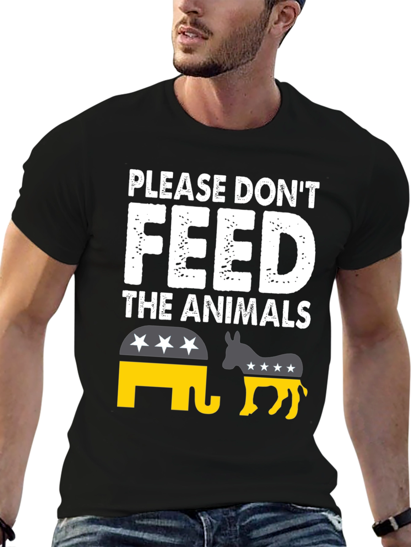 Please Dont Feed the Animals Political T-Shirt